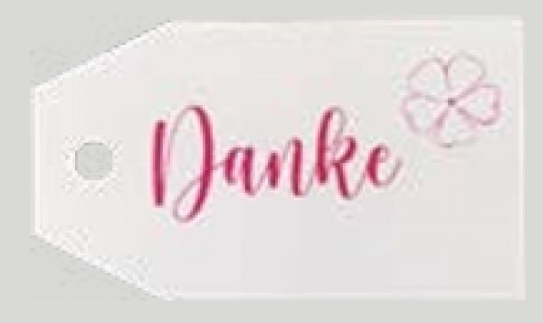 Anhängekarten Danke